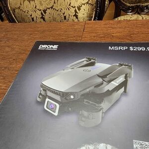 Camera Drone – Black, Works with Android & iOS (NWT)